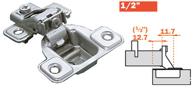 size of bore hole? I need 1 inch with screw wings that are 1.5 center to center