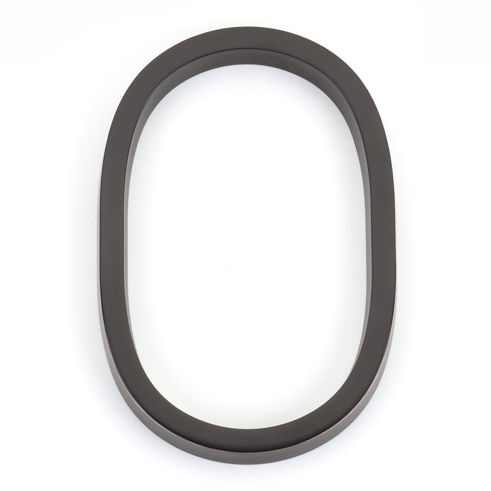 Emtek 7" (178mm) Modern House Numbers - #0 (Oil Rubbed Bronze) Questions & Answers