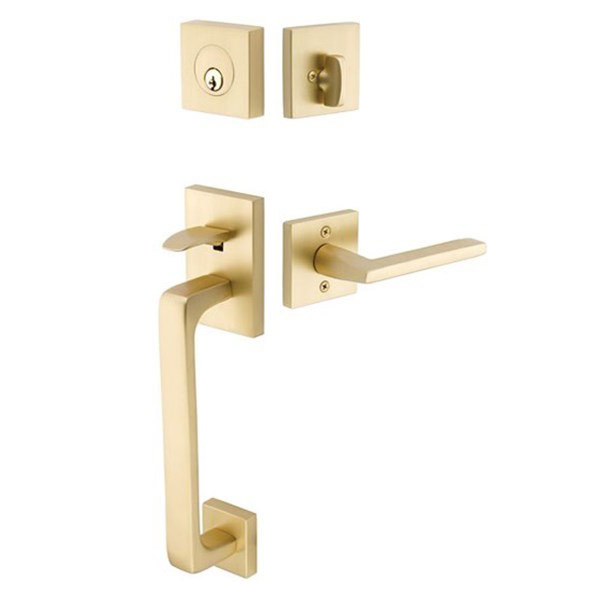 Emtek Solid Brass Baden Tubular Door Entry Set Questions & Answers