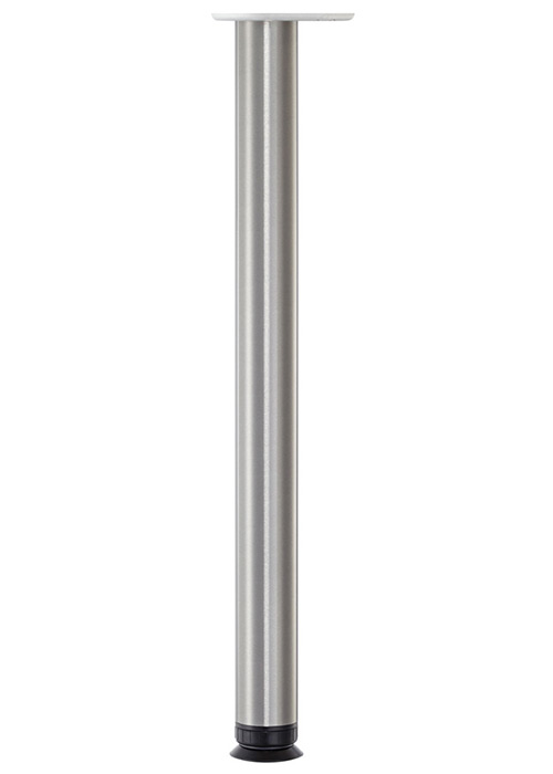 Peter Meier 666 Zoom 34-1/4" Counter Height Table Legs with Adjustable Foot and Optional Casters, Black Glossy - (Single) Questions & Answers
