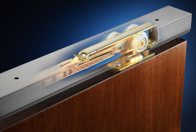 Is this hardware able to be installed on a pocket door that is already sheet rocked?  No trim just sheetrocked