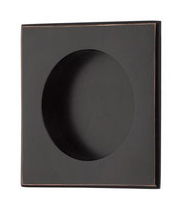 Emtek Solid Brass 2-1/2" (64mm) Square Flush Pull - EACH - (Oil Rubbed Bronze) Questions & Answers