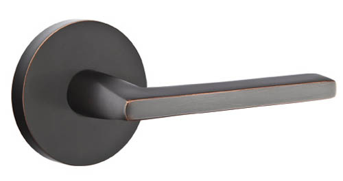Emtek Modern Helios Door Leverset w/Disk Rosette (Passage - Oil Rubbed Bronze - Left - 2-3/4in. Backset) Questions & Answers