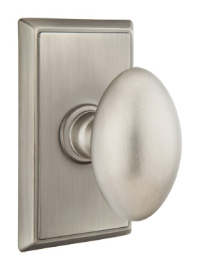 Emtek Egg Door Knobset w/Rectangular Rosette Questions & Answers