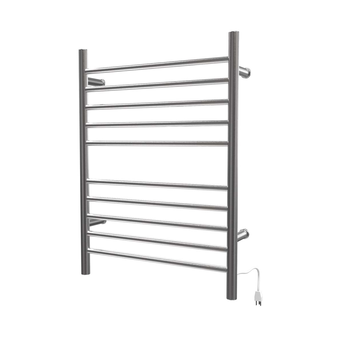 Amba Radiant Hardwired + Plug-in Combo Straight Towel Warmer - 23-3/4" (603mm)W x 31-1/2" (800mm)H - Wall Mounted (Brushed Stainless Steel) Questions & Answers