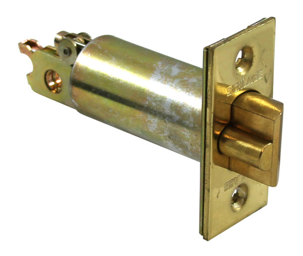 Schlage B250-Series Deadlocking Latch, 2-3/4" Backset - Mortise - EACH (Bright Brass) Questions & Answers