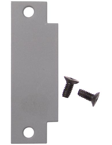 Is the 1-1/4" width measured at the narrow or the wide part of the plate?