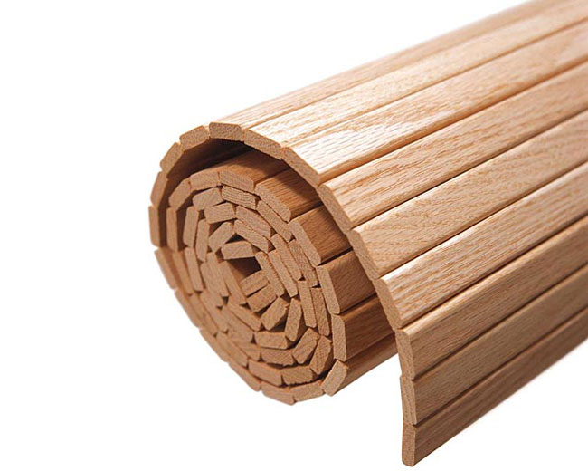 Woodfold 16" (406mm)Slat Length x 24" (610mm) Solid Wood Flat Tambour w/Radius Edges - EACH (Red Oak) Questions & Answers