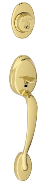 Schlage Plymouth Door Entry Set Exterior Trim (Ultima Lifetime Brass) Questions & Answers