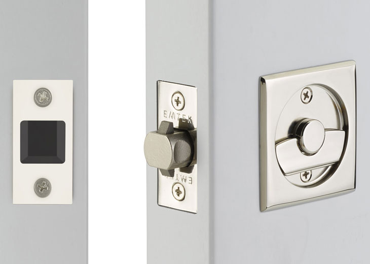 Emtek Square Tubular Pocket Door Privacy Latch - EACH Questions & Answers