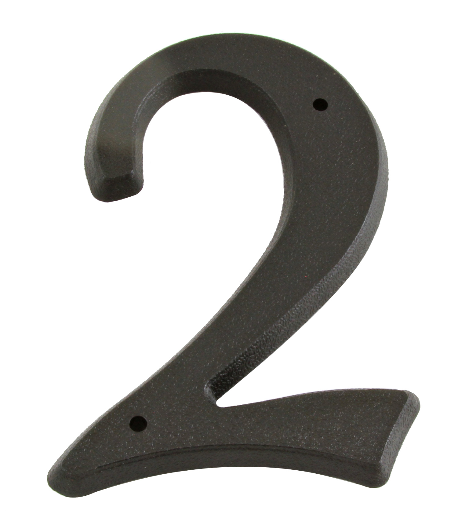 BHP Textured Plastic 5" (128mm) House Number 2 - (Black) Questions & Answers