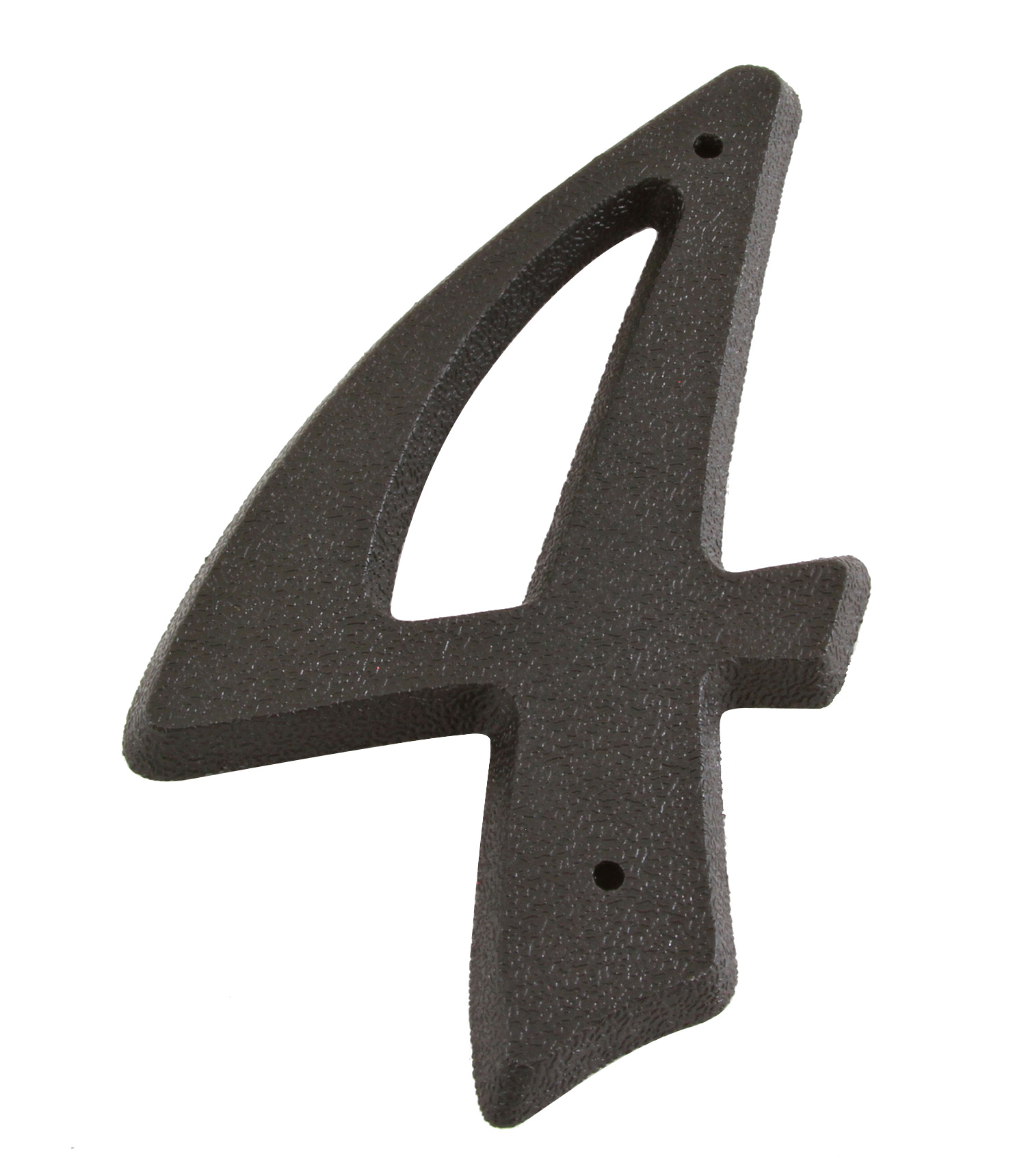 BHP Textured Plastic 5" (128mm) House Number 4 - (Black) Questions & Answers