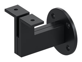 Deltana Solid Brass Modern Handrail Bracket (Flat Black) Questions & Answers