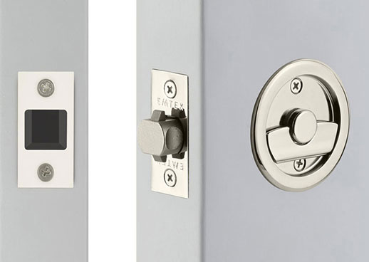 Emtek Round Tubular Pocket Door Privacy Latch - EACH Questions & Answers