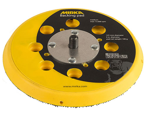 Mirka 5" (125mm) Grip Faced Multi-Hole Vacuum Pad for Net Sanding - EACH Questions & Answers