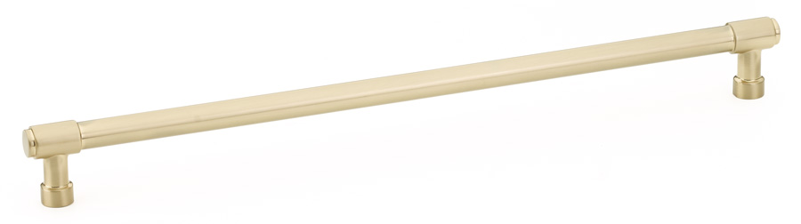 Emtek Industrial Modern 18" (457mm) Center-to-Center Jasper Appliance Pull (Satin Brass) Questions & Answers