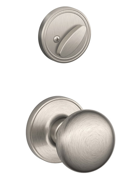 Dexter Stratus Knob - Entry Set Inside Trim (Satin Nickel - Adjustable Backset) Questions & Answers
