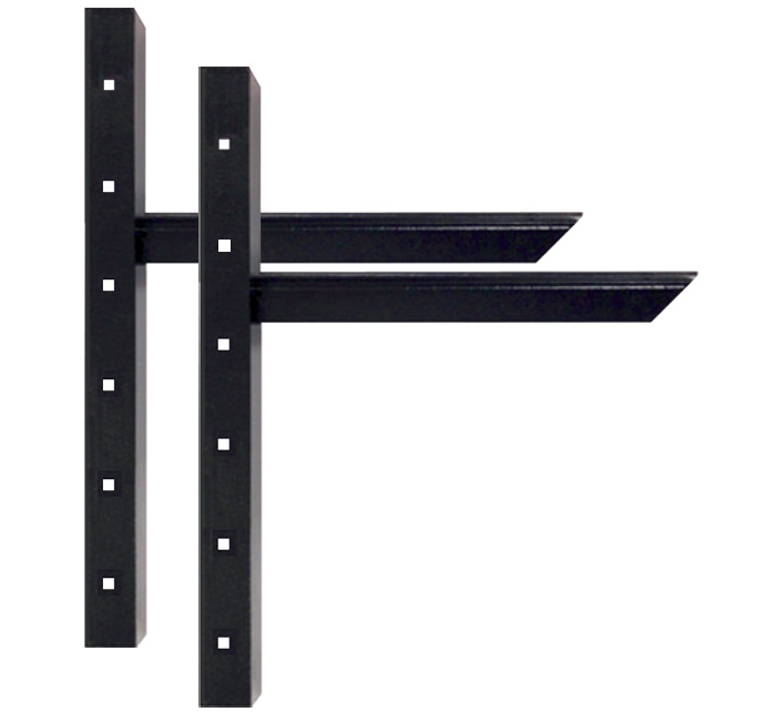 US Futaba 26" (660mm) x 18" (457mm) Concealed Extended Bracket - PAIR (Black) Questions & Answers
