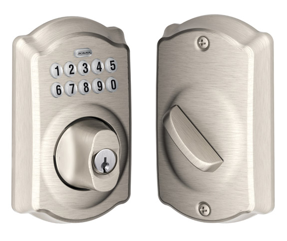 Schlage BE365 Electronic Keypad Deadbolt w/Camelot Trim (Satin Nickel) Questions & Answers