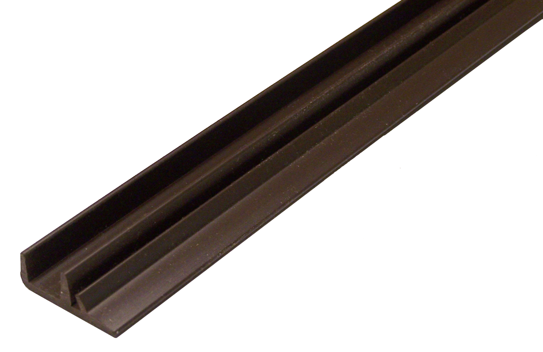 Can this be glued/caulked down on a quartz countertop for horizontal sliding appliance garage doors?