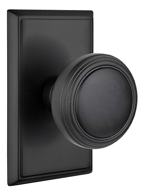 Emtek Norwich Door Knobset w/Rectangular Rosette (Passage - French Antique - 2-3/4in. Backset) Questions & Answers