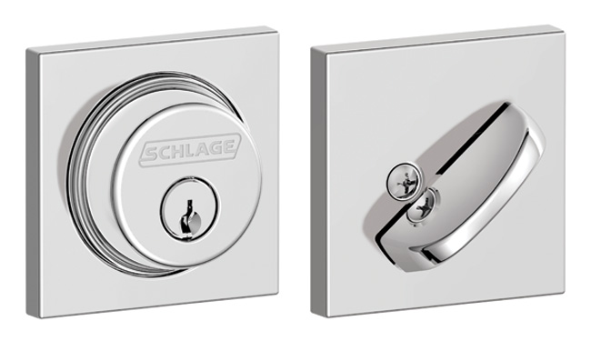 Schlage B-Series Maximum Security Single Cylinder Grade 1 Deadbolt w/Collins Trim (Polished Chrome) Questions & Answers