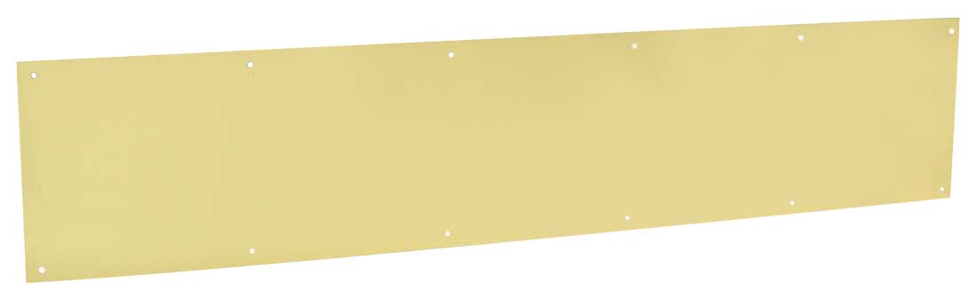 Hager Kick Plate - 7" (178mm) x 34" (864mm) (Polished Brass) Questions & Answers