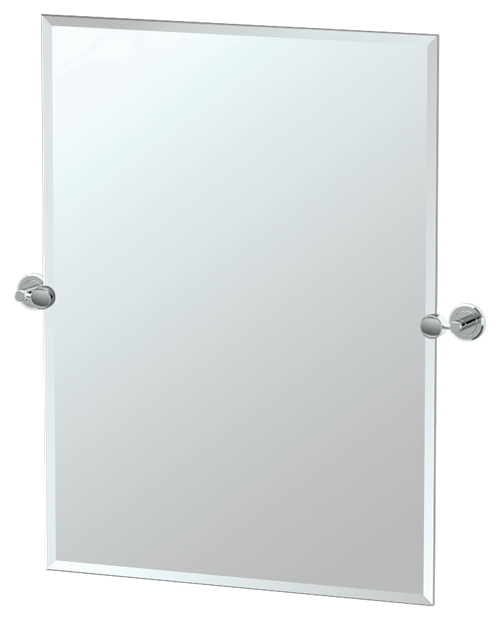 Gatco Latitude II 23-1/2" (597mm) x 31-1/2" (800mm) Rectangle Beveled Mirror (Polished Chrome) Questions & Answers