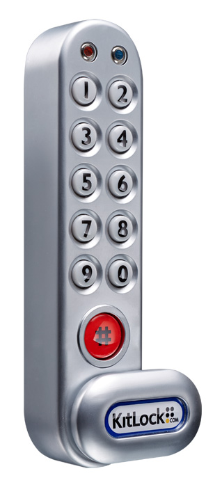 KitLock KL1000 Vertical Electronic Cabinet/Locker Lock - (Silver/Gray) Questions & Answers