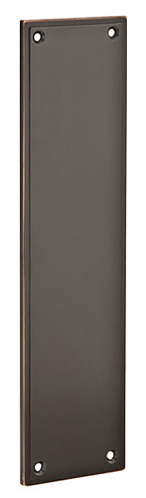 Emtek Modern Brass Push Plate - 3" (76mm) x 12" (305mm) Questions & Answers