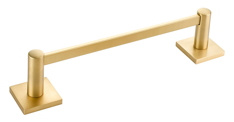 Emtek Modern Brass 30" (762mm) Towel Bar - Square Rosette (Satin Brass) Questions & Answers