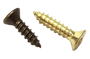 Amerock #6x5/8in. Cabinet Hinge Screws - EACH (Burnished Brass, Flat Head, Phillips) Questions & Answers
