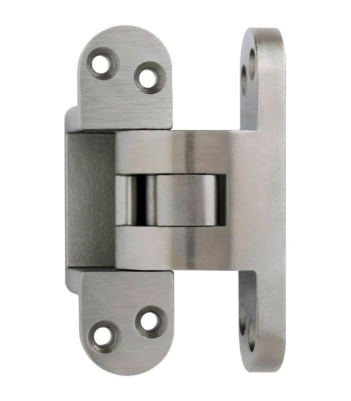 SOSS 4-5/8" (117mm)H Wide Throw Invisible Hinge, Heavy-Duty (Full Size Door Style) - EACH (Satin Brass) Questions & Answers