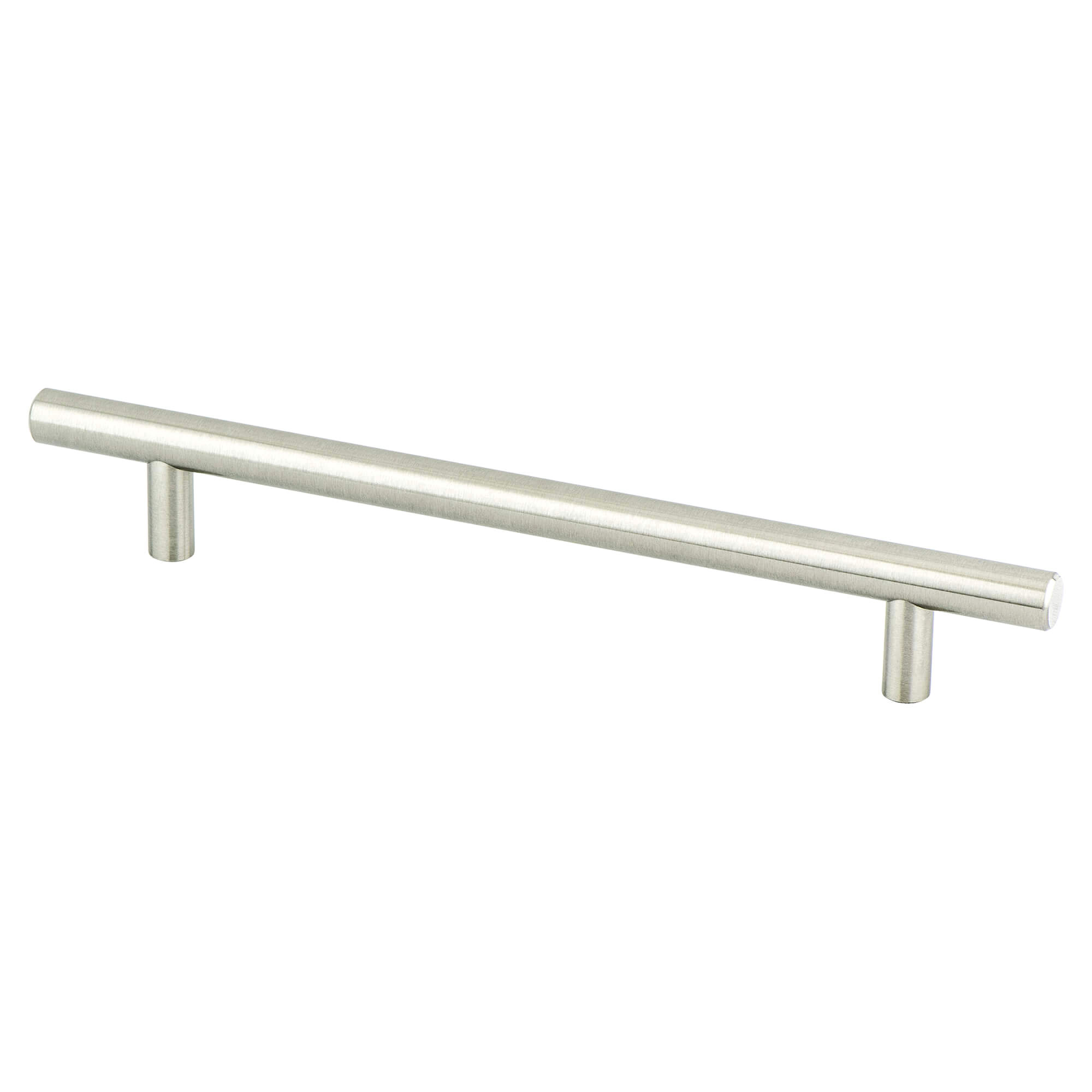 Berenson Advantage Plus 6-5/16" (160mm) Center-to-Center Cabinet Bar Pull - 8-11/16" (221mm) Overall Length (Brushed Nickel) Questions & Answers