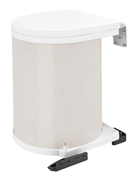 Rev-A-Shelf 14 Liter Pivot Out Waste Container - White Questions & Answers