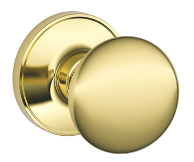 Dexter Stratus Door Knobset (Passage - Polished Brass - Adjustable Backset) Questions & Answers