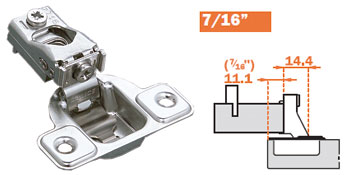 This looks like thde hinge I need but mine are stamped 1 1/4. Is there a different part number ?