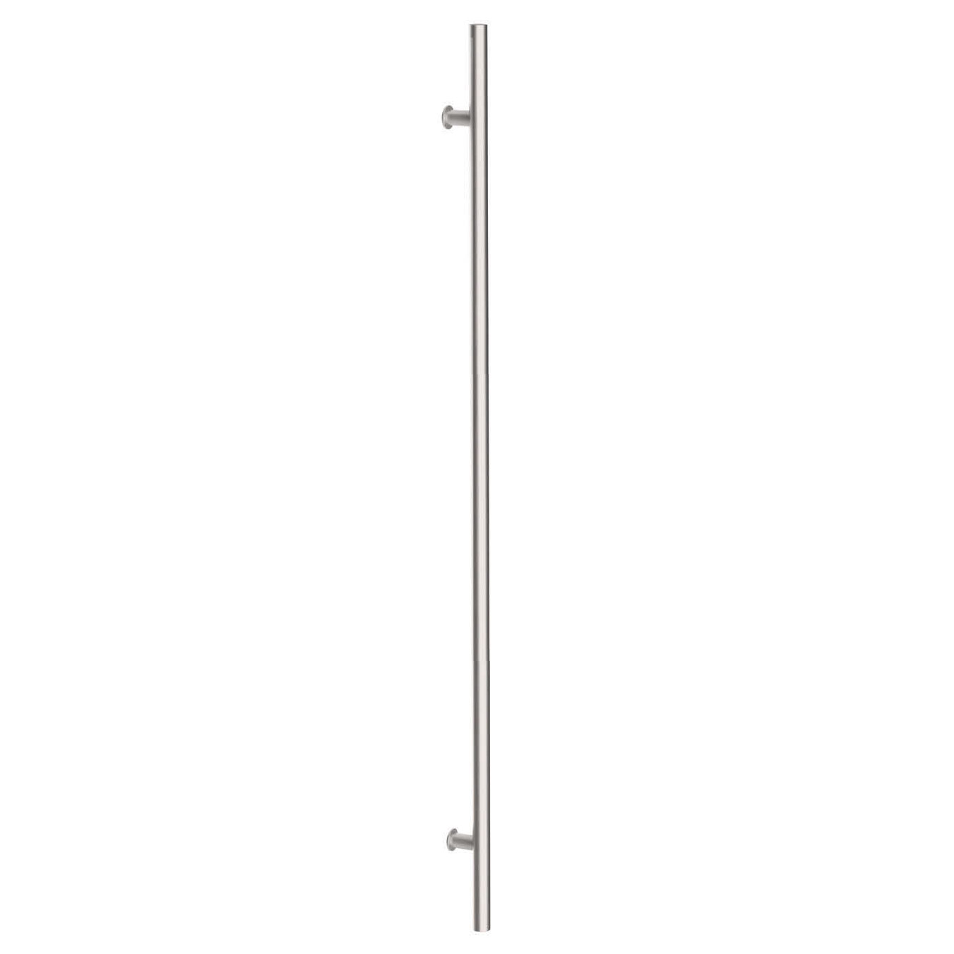 Emtek 48" (1219mm) Stainless Steel Round Long Door Pull, 36" (914mm) Center-to-Center (Concealed Surface Mounted, Flat Black) Questions & Answers