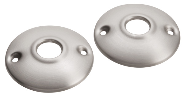 First Watch 2-1/2" (64mm) Solid Brass Rosette Set - SET (Satin Nickel) Questions & Answers