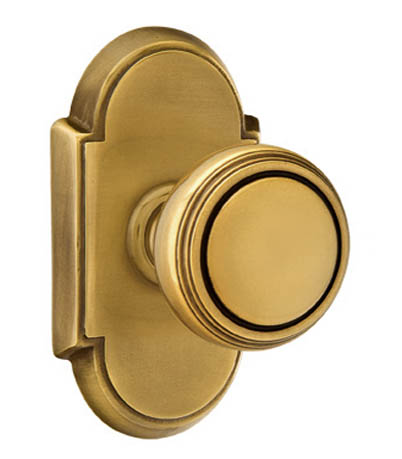 Emtek Norwich Door Knobset w/Scalloped Rosette (Passage - French Antique - 2-3/4in. Backset) Questions & Answers