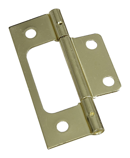 CLOSEOUT SPECIAL! - National V530 3" Bifold Non-Mortise Hinge - PAIR (Brass) Questions & Answers