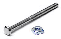 B & M Glass 2-1/2" (64mm) Cabinet Knob & Pull Screw (Polished Nickel) Questions & Answers