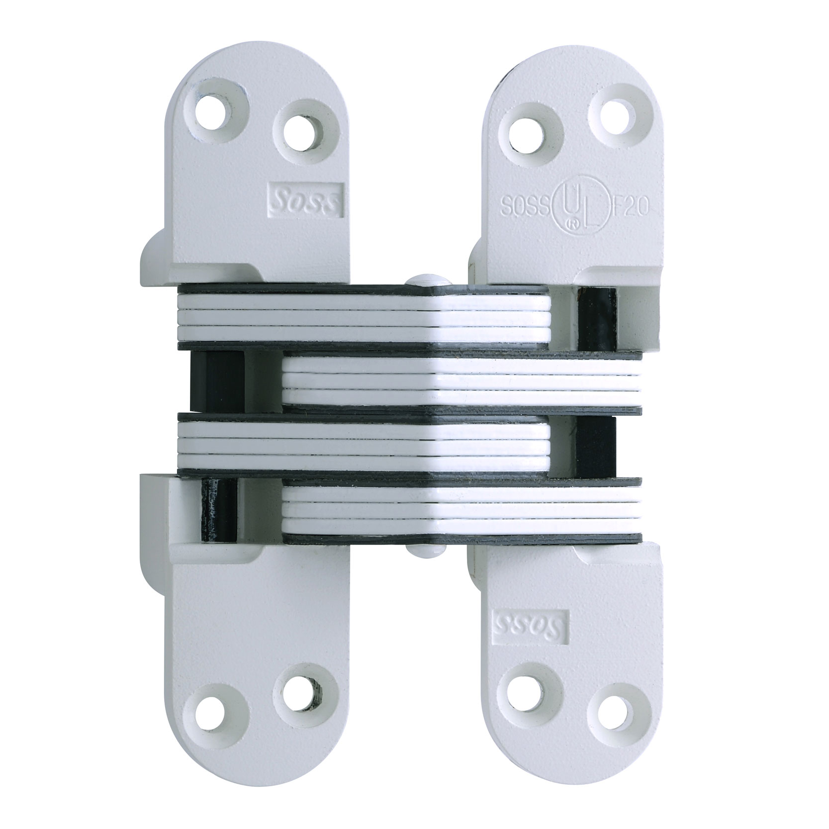 SOSS 4-5/8" (117mm)H Heavy Duty Invisible Hinge - EACH (White) Questions & Answers