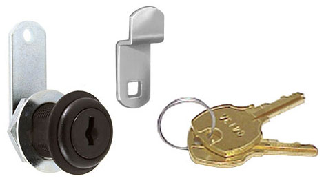 National 1-3/16" Disc Tumbler Cylinder Cam Lock - Keyed Different (Matte Black) Questions & Answers