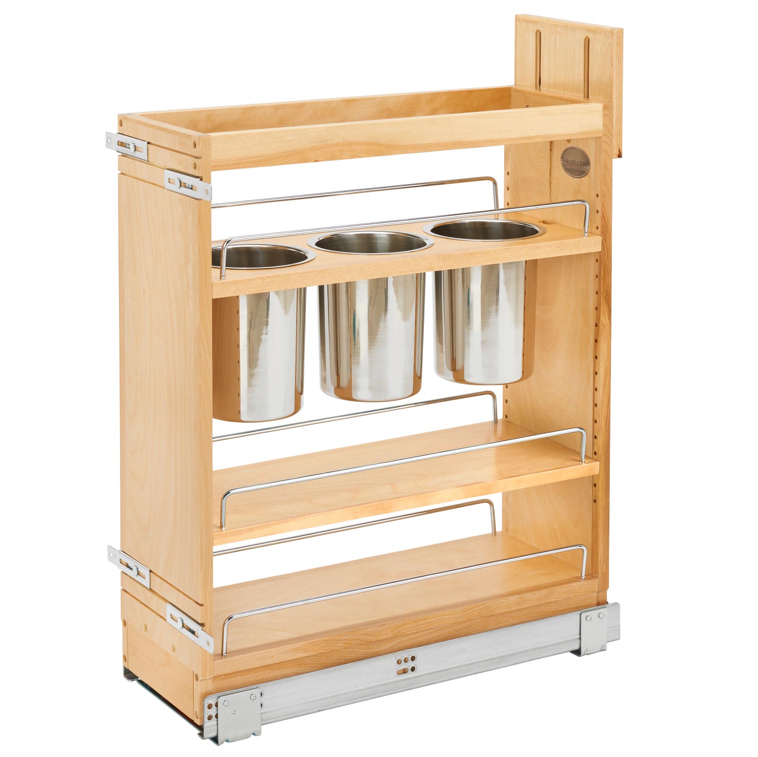 Rev-A-Shelf 8-3/4" (222mm) Base Cabinet Utensil Organizer with Soft Close Questions & Answers