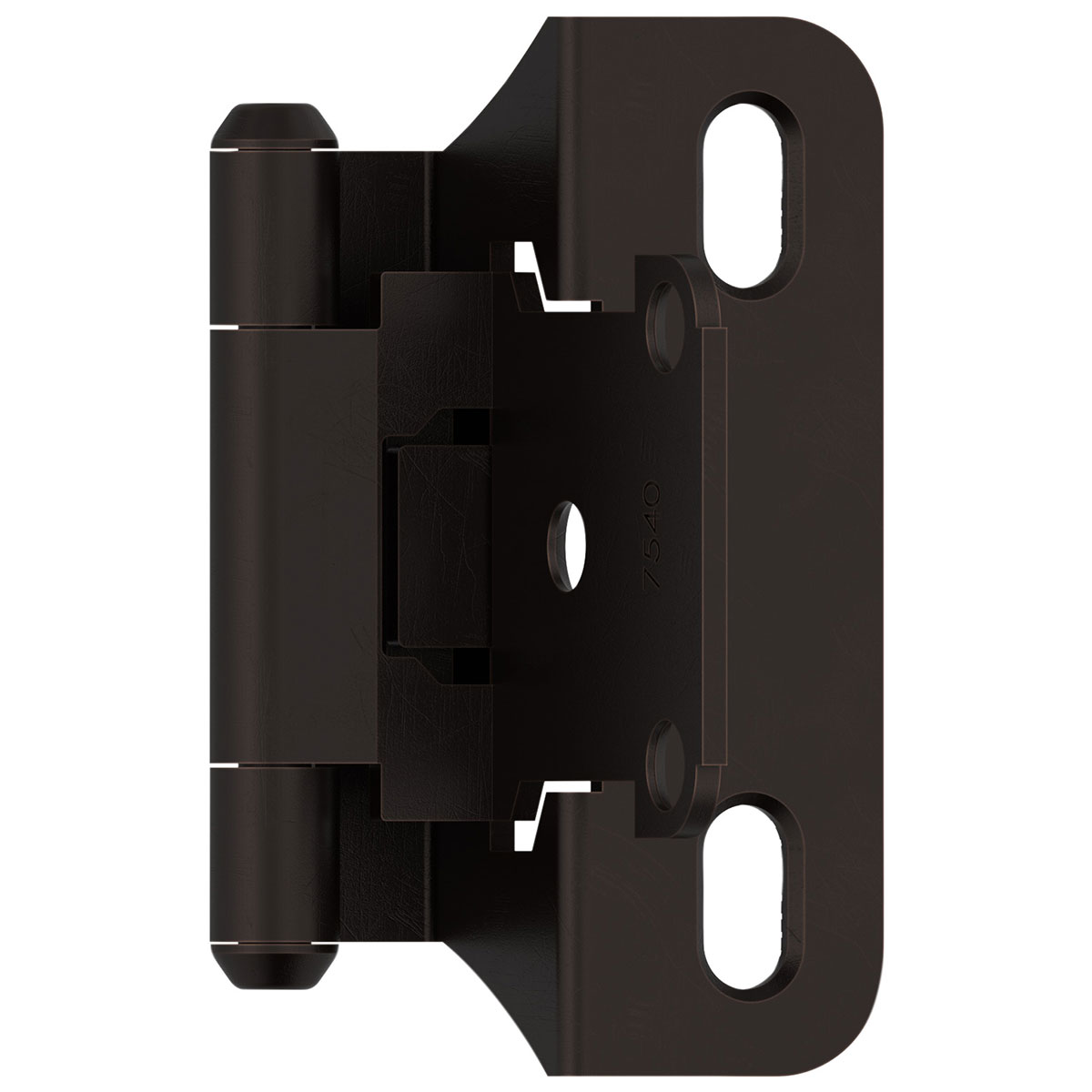 Amerock Adjustable 1/4" Overlay Partial Wrap Self Closing Cabinet Hinge - PAIR (Oil Rubbed Bronze) Questions & Answers