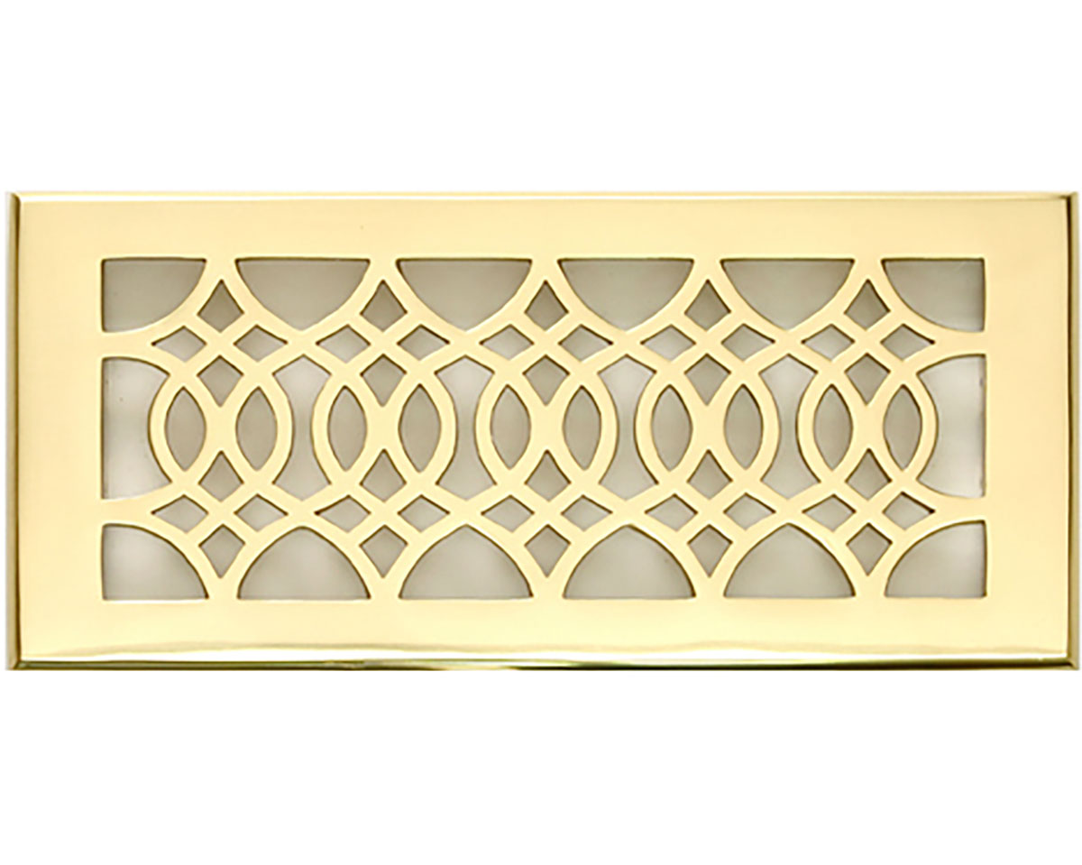 Hamilton Strathmore Floor Register - 12 x 4in. (Polished Brass Lacquered) Questions & Answers