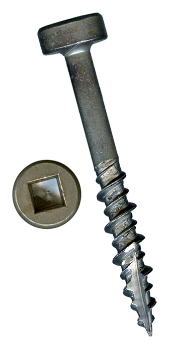 Quickscrews - #7x1-1/4in. Hi-LoThread Face Frame Pocket Hole Screws with Type 17 Auger Point - 1,000/BOX (Modified Pan Head, Square Drive) Questions & Answers