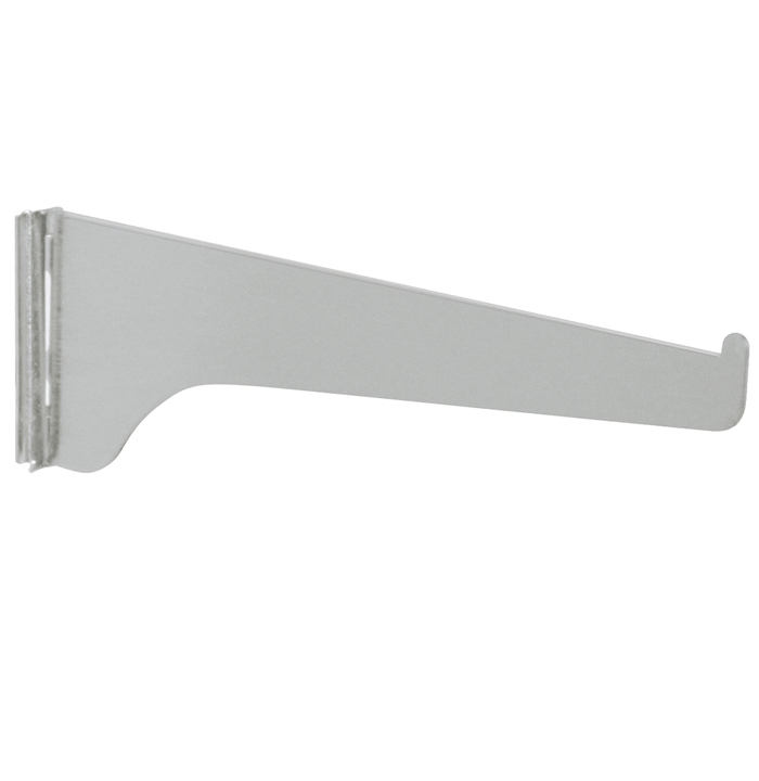 Knape and Vogt 6" (152mm) Single Slot Shelf Bracket - EACH (Anochrome) Questions & Answers