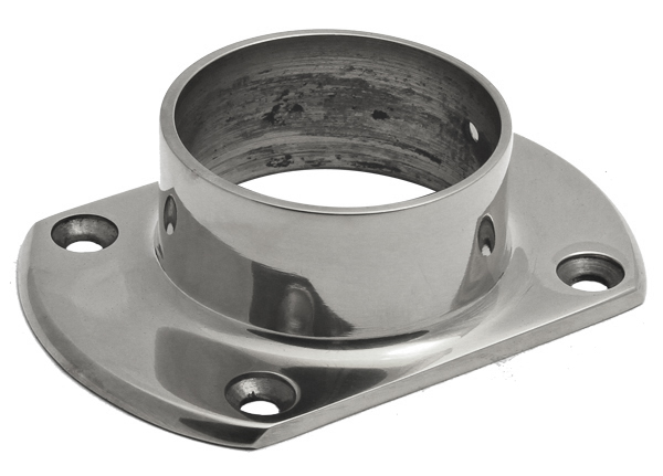 Cut Wall Flange Fitting for 2" Diameter Tubing (Satin Stainless Steel) Questions & Answers